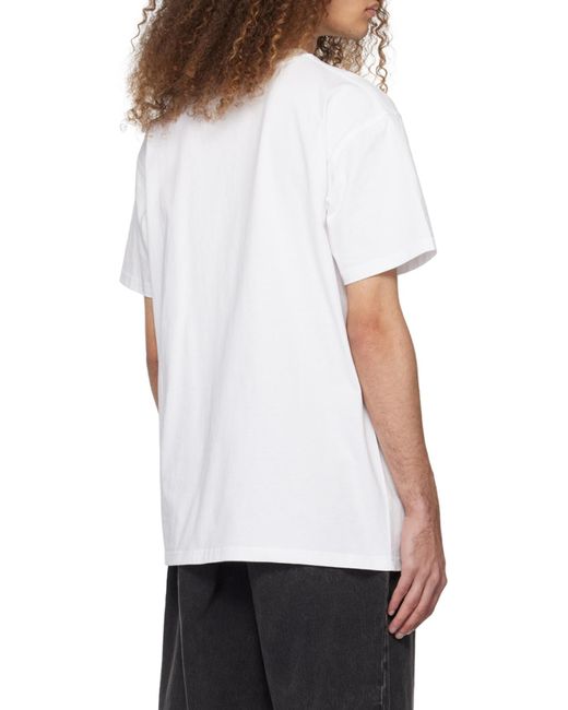 Carhartt White Carhartt American Script T-Shirt for men