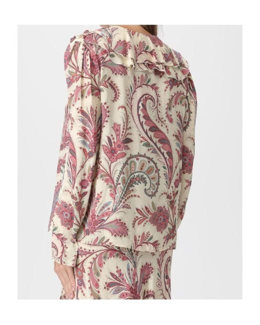 Etro Pink Printed Shirt