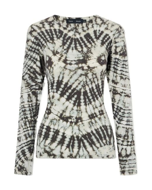 Proenza Schouler Multicolor Mia Tie-Dyed Cotton-Jersey T-Shirt