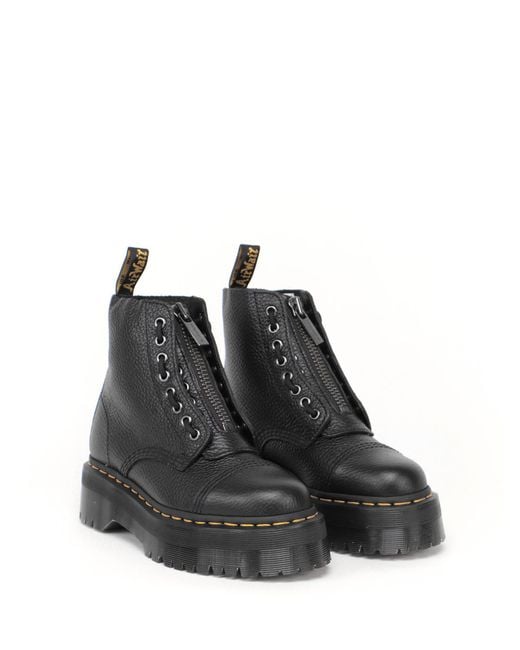 Dr. Martens Black Sinclair Zip-Up Boots