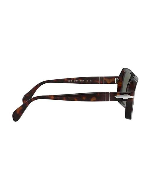 Persol Green Square Frame Sunglasses for men