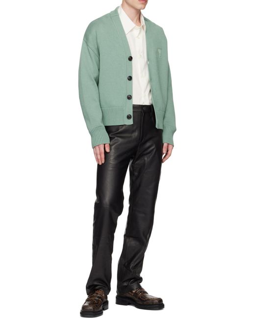 AMI White Ami Buttoned Long-Sleeved Shirt for men