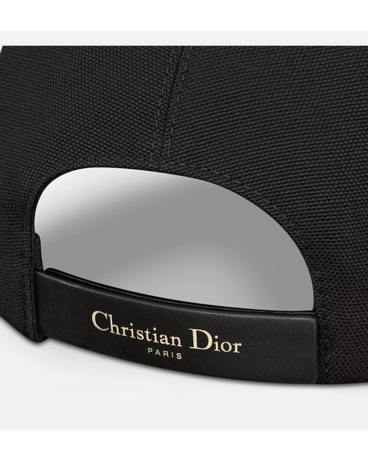 Dior D-Player Cap in Black | Lyst