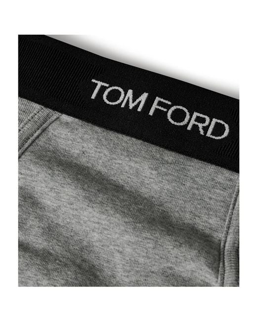Tom Ford Gray Minimalist Versatile Cotton Underwear for men