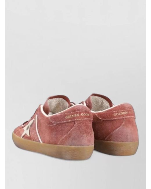 Golden Goose Deluxe Brand Pink Superstar Lace-Up Sneakers