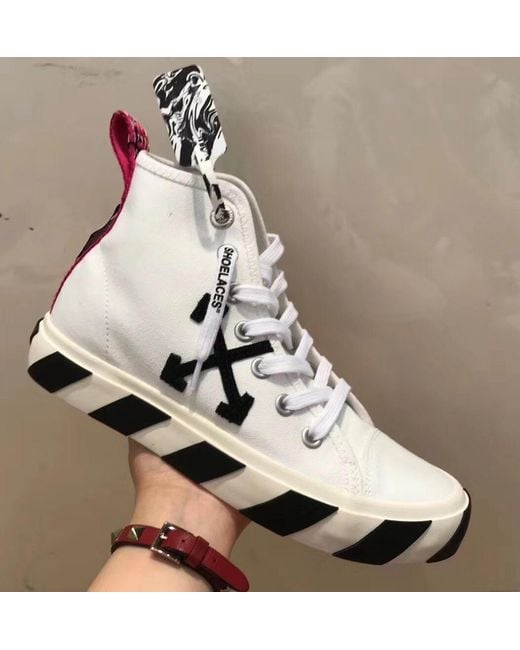 Off-White c/o Virgil Abloh Red Arrows Patch High-Top Sneakers for men