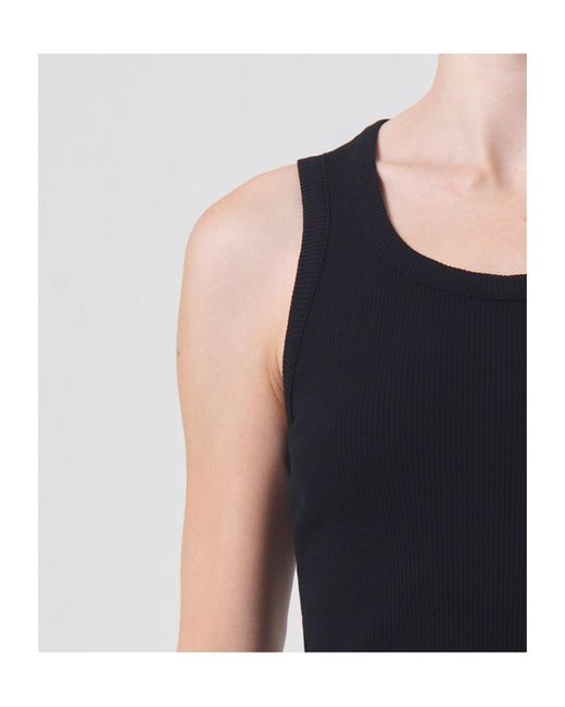 Agolde Blue Poppy Sleeveless Tank Top