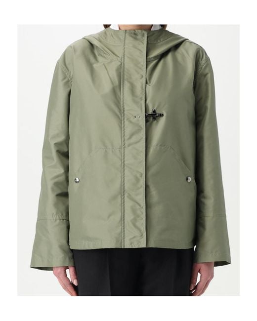 Fay Green Hooded Jacket