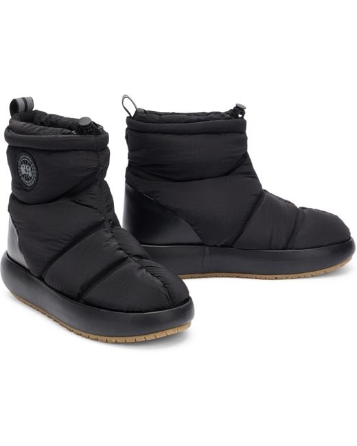 Canada Goose Black Pender Puffer Boots for men