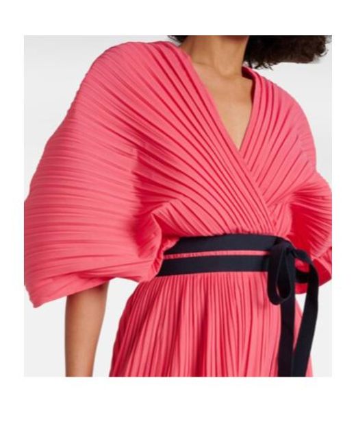 Roksanda Pink Vendita Belted Midi Dress