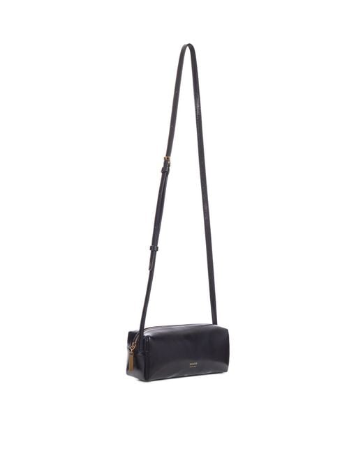 Khaite White Kye Logo Printed Mini Crossbody Bag