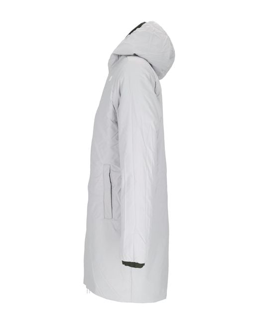 K-Way Gray Jacob St Warm Reversible Jacket for men