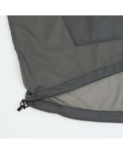 NANGA Gray Hooded Casual Jacket