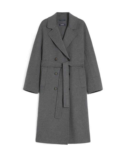 Max Mara Gray 'S Paul Double-Breasted Belted Coat