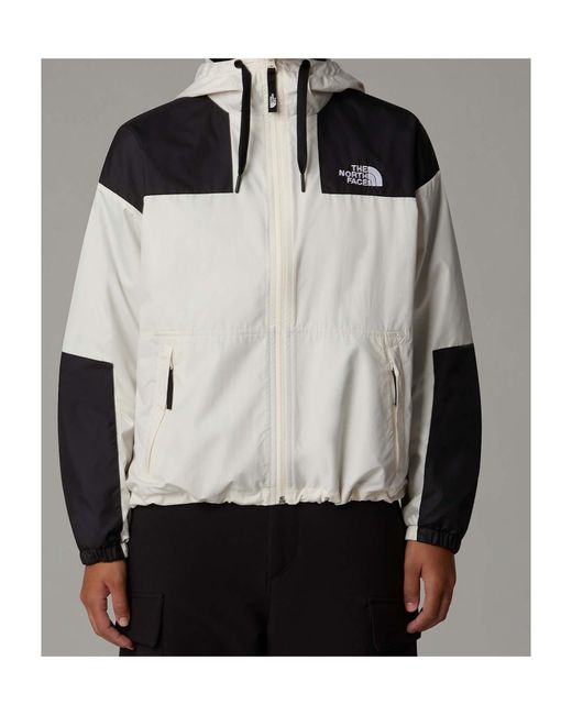 The North Face Black Contrast Panelled Hooded Jacket