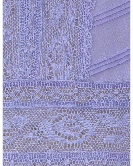 Zimmermann Purple Coco Lace Mini Dress