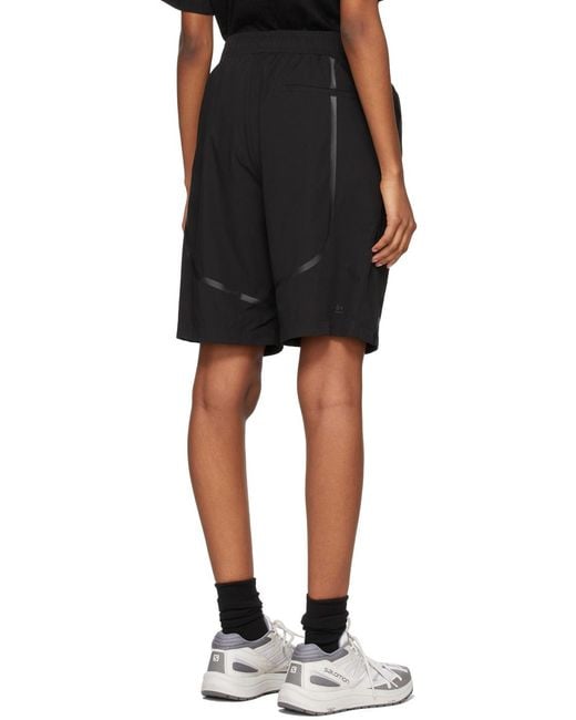 A_COLD_WALL* Black Mid-Rise Track Shorts for men