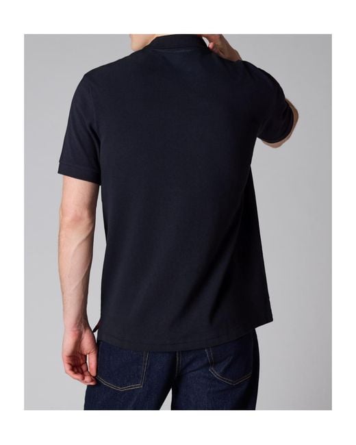 Paul Smith Blue Ps Paul Smith Zebra Logo Polo Shirt for men