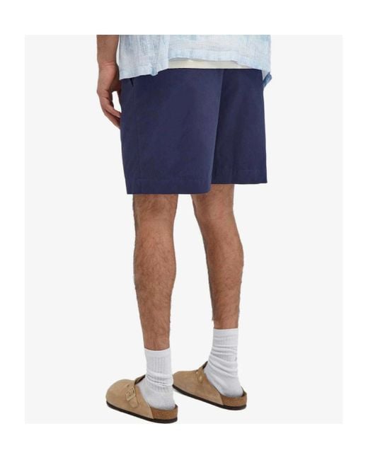 A.P.C. Blue Belt Loop Shorts for men