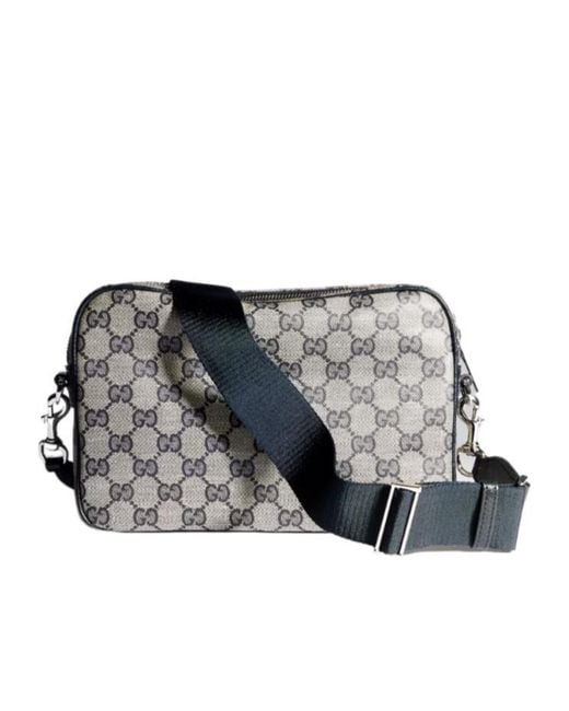 Gucci Gray Essence Classic Small Crossbody Bag for men