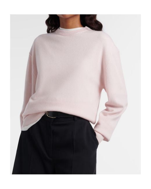 Totême  Pink Cashmere Sweater