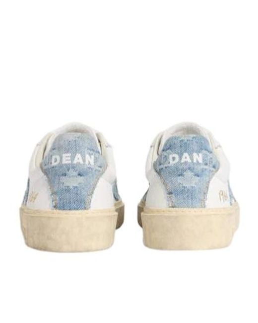 DSquared² White Rider Lace-Up Sneakers for men