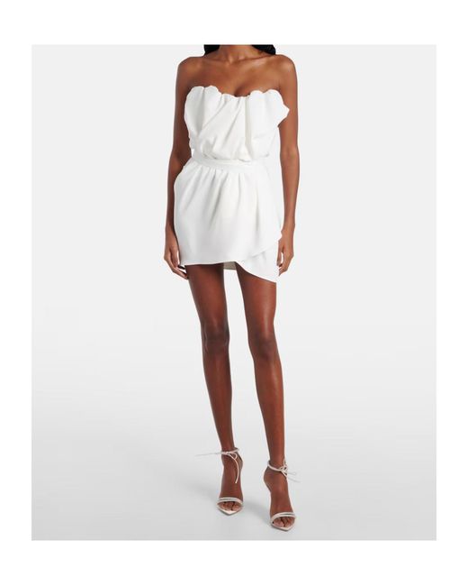 Vivienne Westwood White Susana Draped Corset Dress