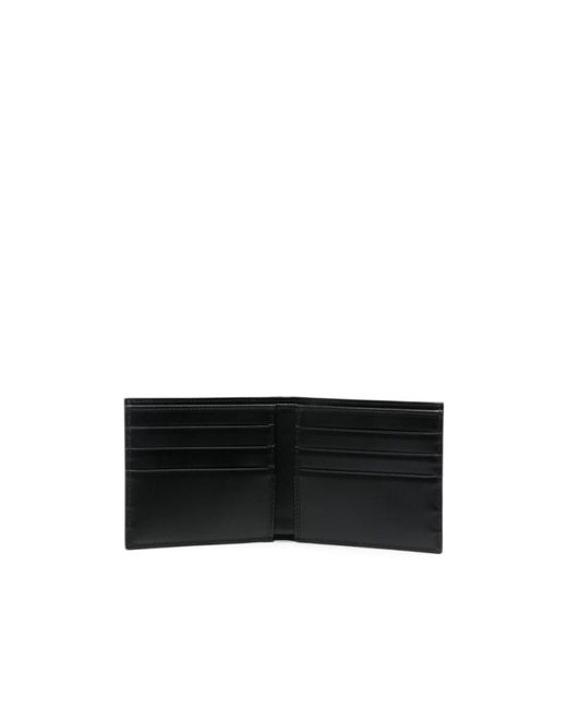 Dolce & Gabbana Black Logo Printed Bi-Fold Wallet for men
