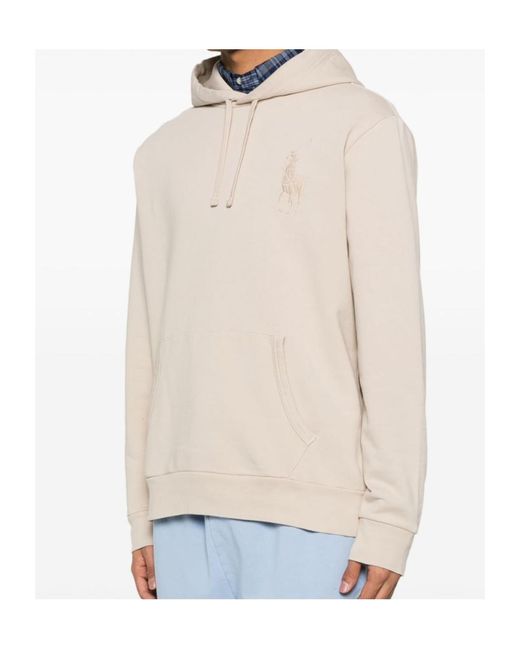 Polo Ralph Lauren Blue Polo Pony-Embroidered Hoodie for men