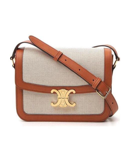 Céline Pink Classique Triomphe Bag