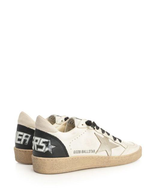 Golden Goose Deluxe Brand Natural Ball Star Lace-Up Sneakers for men