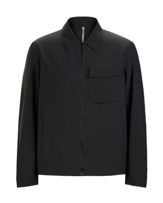 Veilance Black Spere Sl Zip-Up Flap-Pocket Jacket for men
