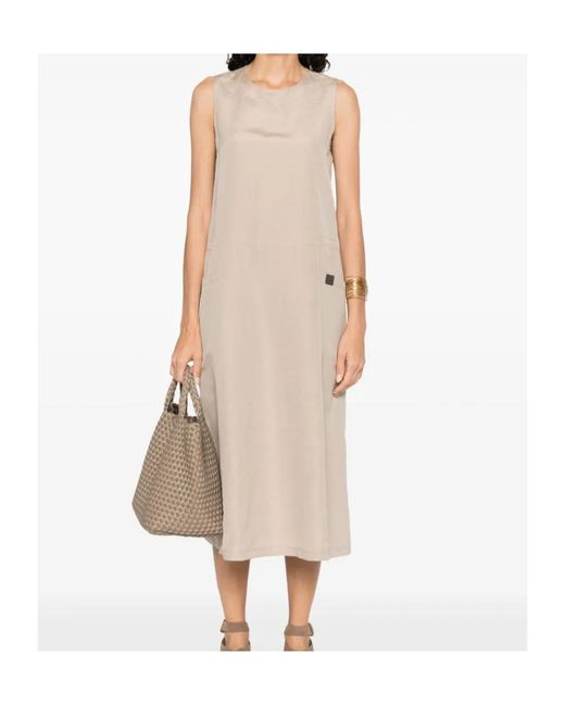 Max Mara Natural Kleid Midi Dress