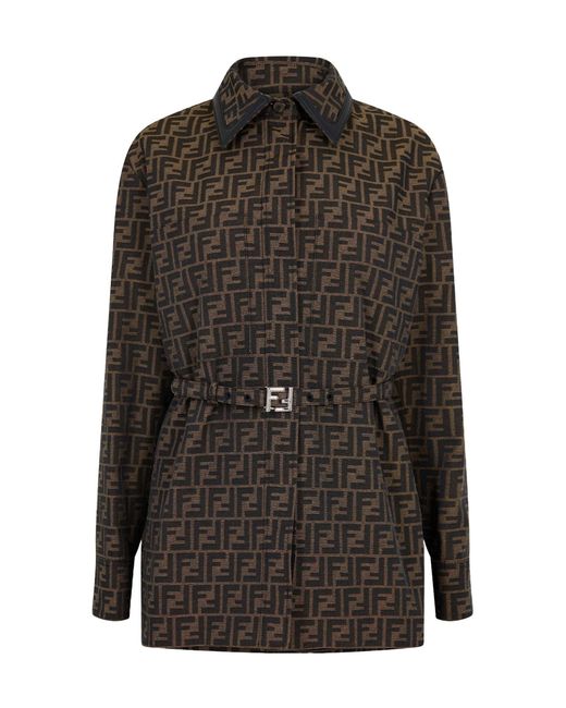 Fendi Black Casual Versatile Jacket