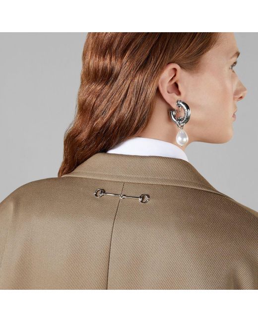 Gucci Brown Single-Breasted Blazer
