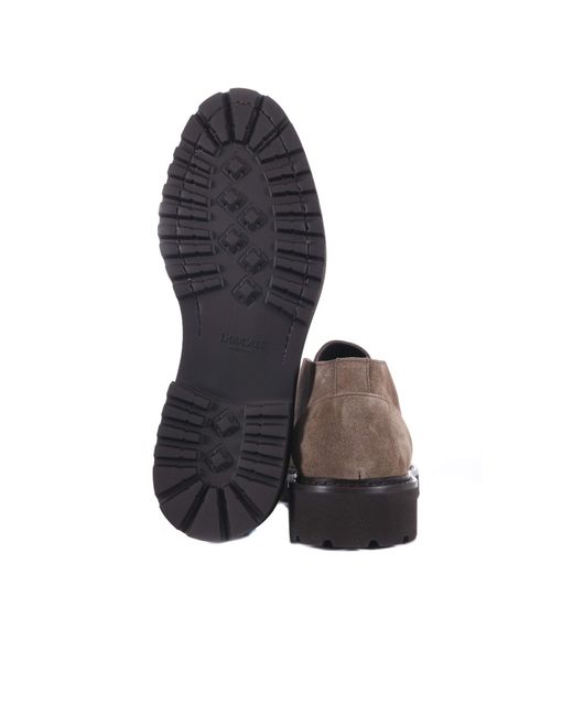 Doucal's Brown Almond Toe Slip-On Loafers for men