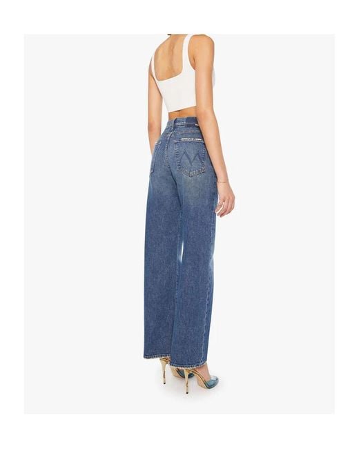 Mother Blue Jeans With Belt Loops