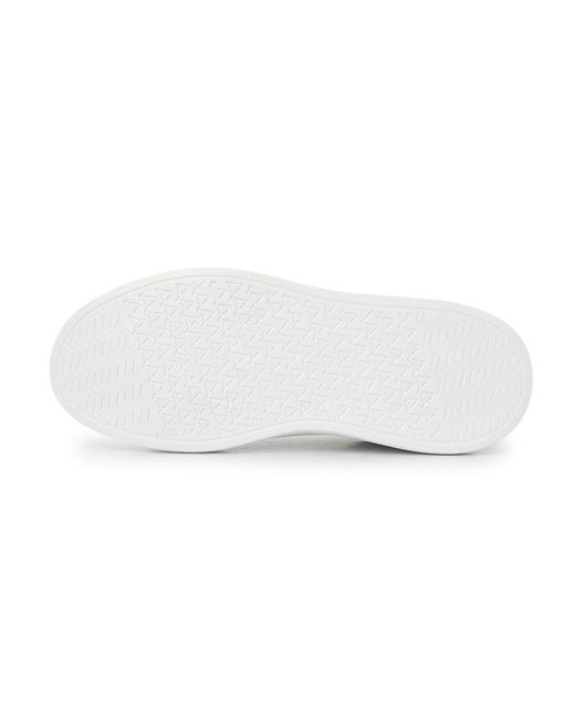 Bally White Lace-Up Sneakers