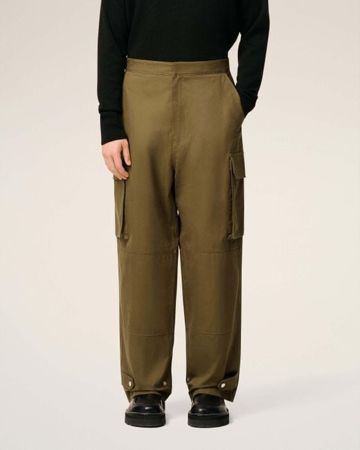 AMI Green Ami Cargo Pants for men