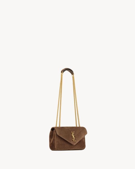 Saint Laurent White Flap Mini Bag