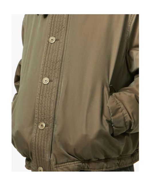 Our Legacy Green Auto Quilted Lightweight Jacket for men