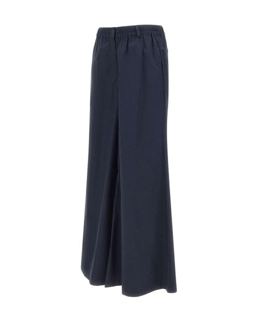 Kaos Blue Wide-Leg Palazzo Pants