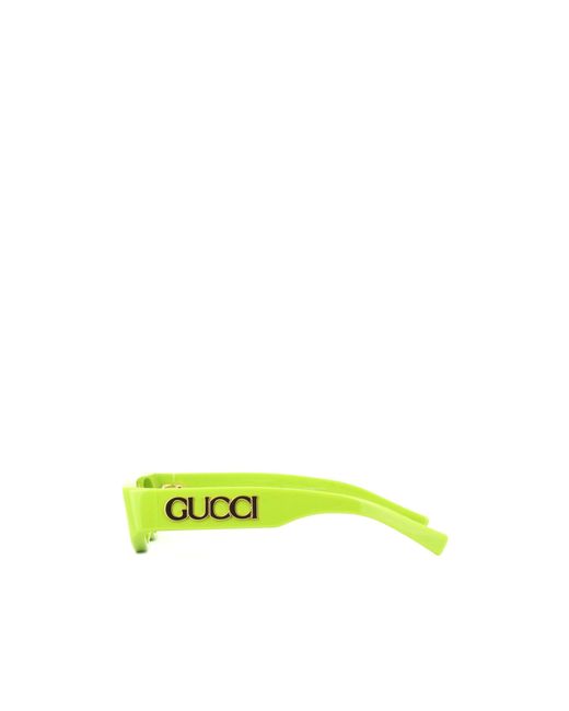 Gucci Yellow Eyewear	Rectangle Frame Sunglasses