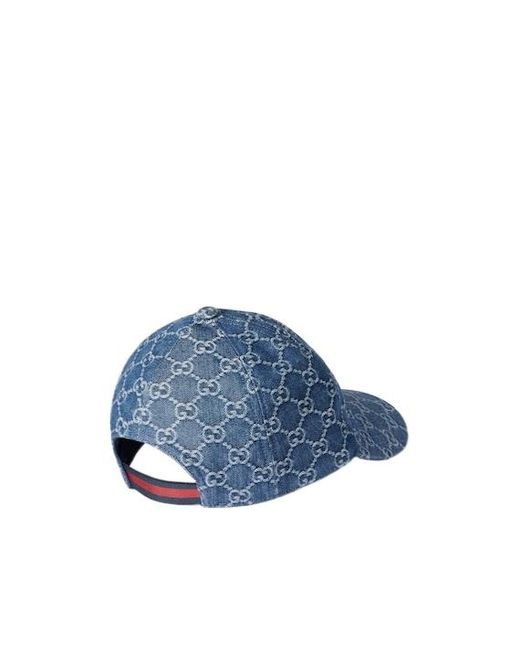 Gucci Blue Children's Gg Baseball Hat