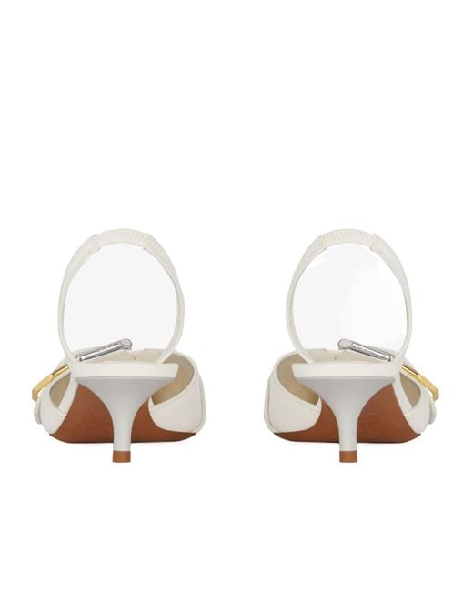 Givenchy Natural Voyou Slingback Pumps