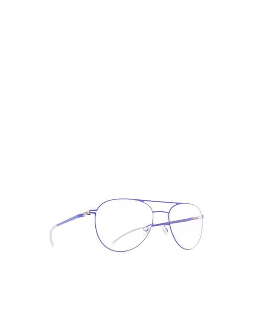 Mykita White Niken Metal-Frame Glasses