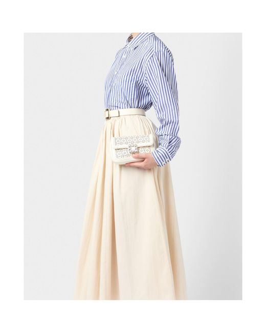 Roger Vivier White Jeu De Fille Clutch Bag