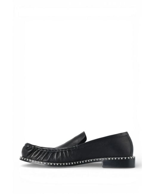 Dries Van Noten Black Ruched Loafers for men