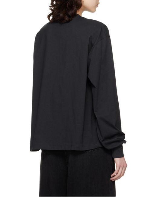 Ganni Blue Poodle Long-Sleeved Sweatshirt