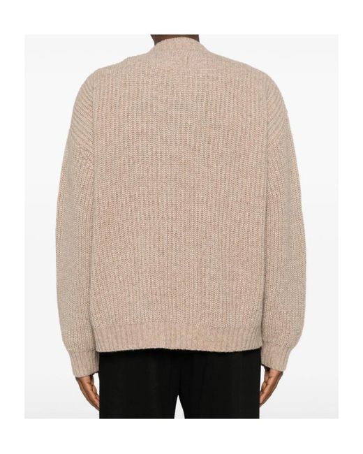 Roberto Collina Natural V-Neck Cardigan for men